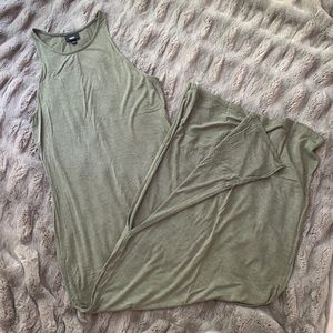 Mossimo maxi dress olive green